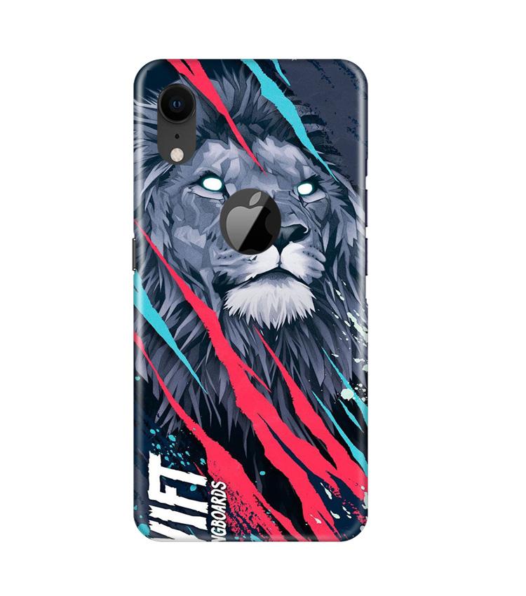 Lion Case for iPhone Xr Logo Cut (Design No. 278)