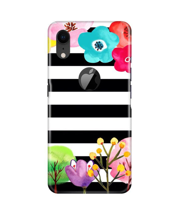 Designer Case for iPhone Xr Logo Cut (Design No. 300)