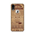 Hogwarts Mobile Back Case for iPhone Xr logo cut (Design - 304)