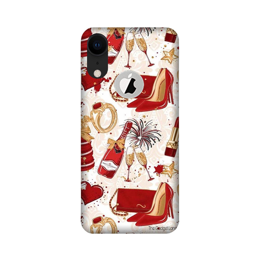 Girlish Mobile Back Case for iPhone Xr logo cut (Design - 312)