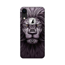 Lion Mobile Back Case for iPhone Xr logo cut (Design - 315)