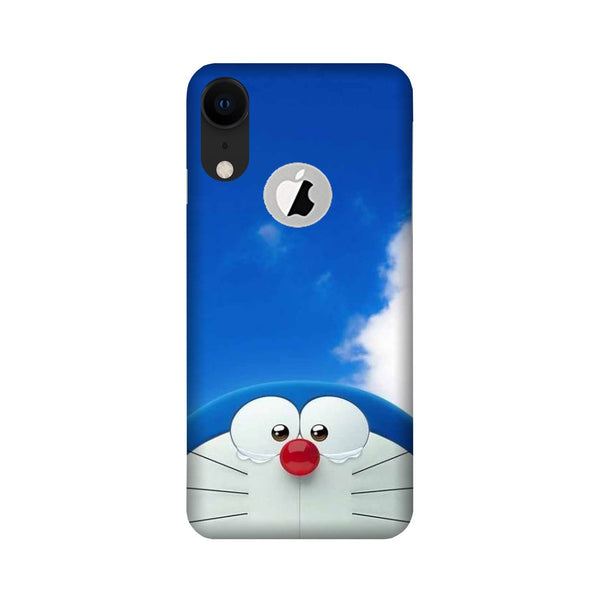 Doremon Mobile Back Case for iPhone Xr logo cut (Design - 326)