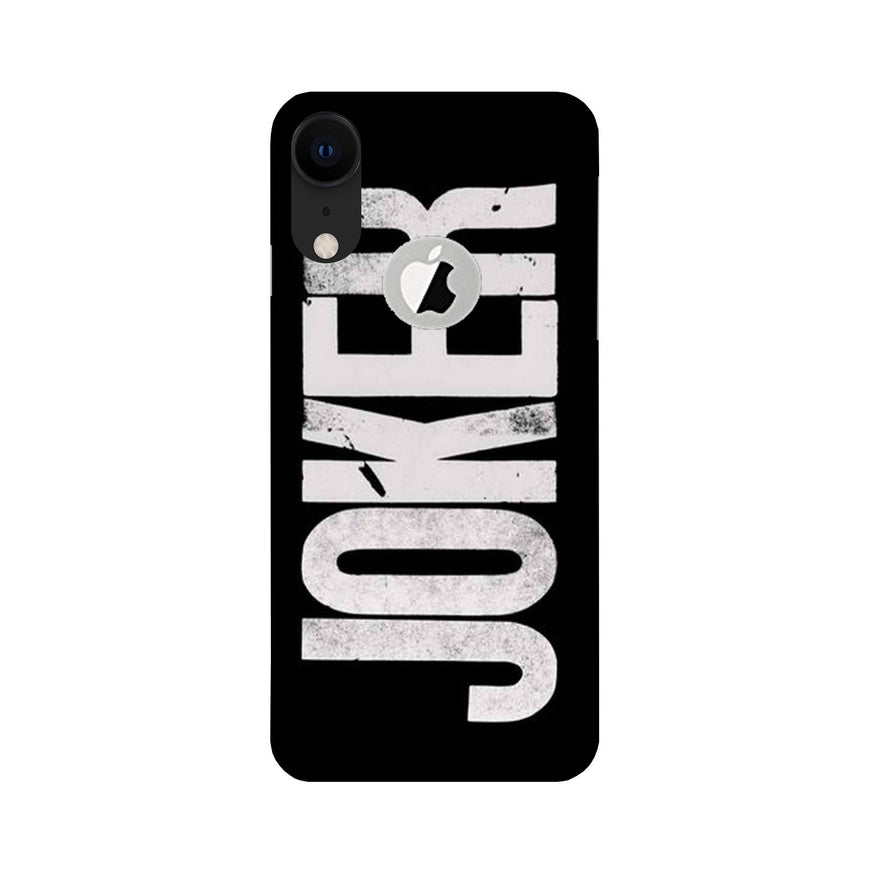 Joker Mobile Back Case for iPhone Xr logo cut (Design - 327)
