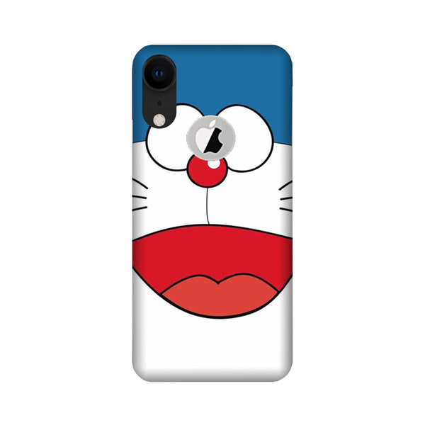 Doremon Mobile Back Case for iPhone Xr logo cut (Design - 340)