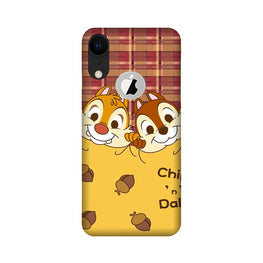 Chip n Dale Mobile Back Case for iPhone Xr logo cut (Design - 342)