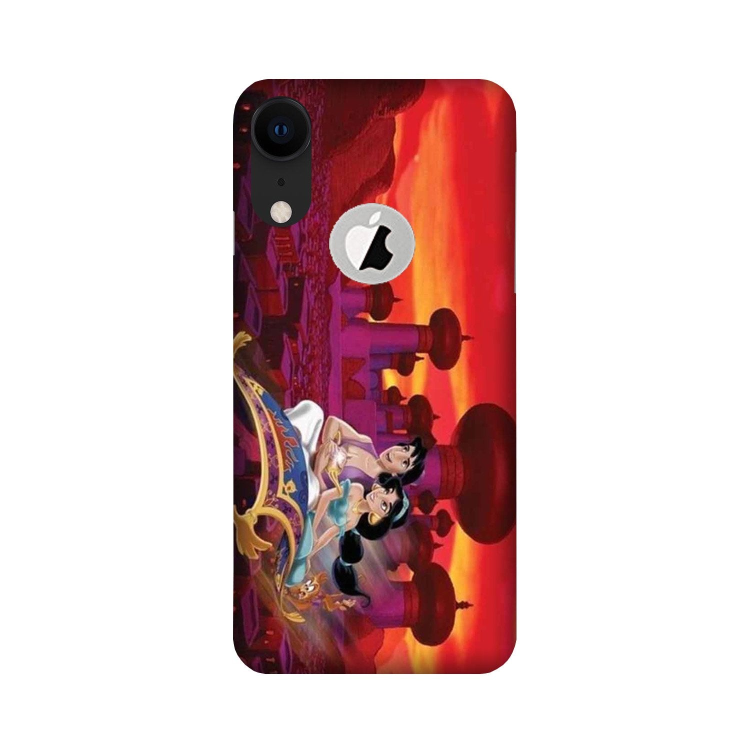 Aladdin Mobile Back Case for iPhone Xr logo cut (Design - 345)