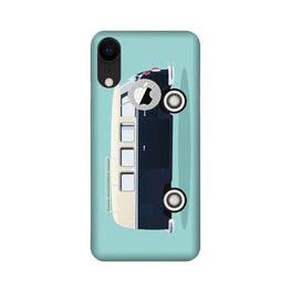 Travel Bus Mobile Back Case for iPhone Xr logo cut (Design - 379)