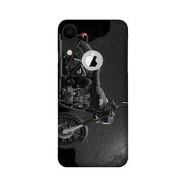 Royal Enfield Mobile Back Case for iPhone Xr logo cut (Design - 381)