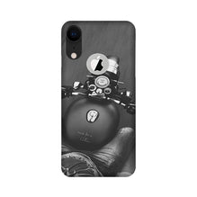 Royal Enfield Mobile Back Case for iPhone Xr logo cut (Design - 382)