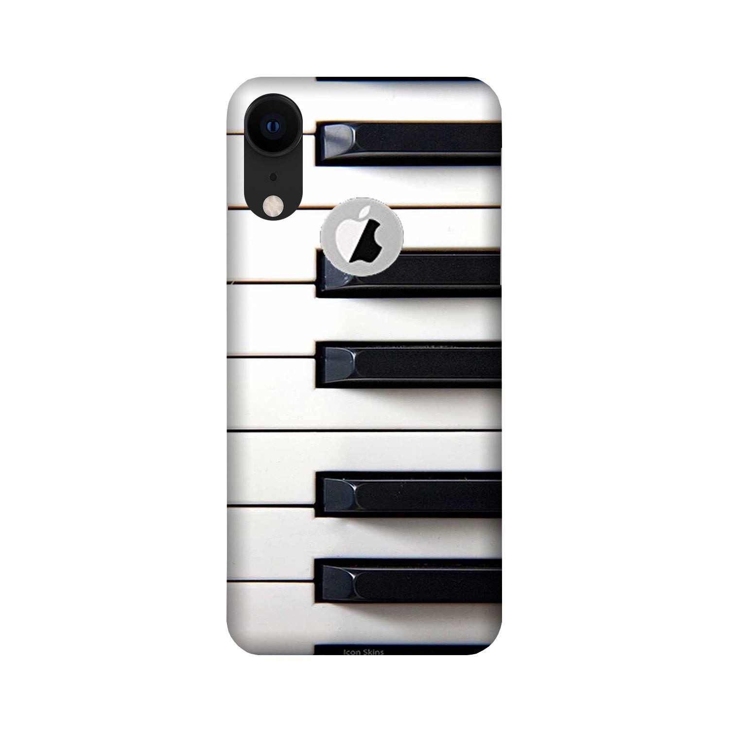Piano Mobile Back Case for iPhone Xr logo cut (Design - 387)