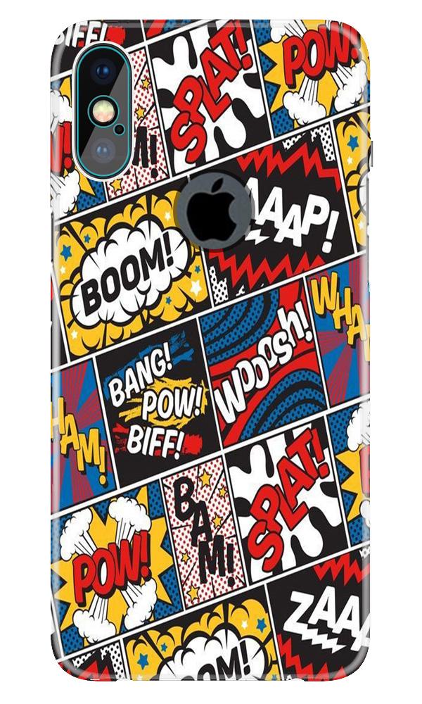 Boom Mobile Back Case for iPhone X logo cut (Design - 302)