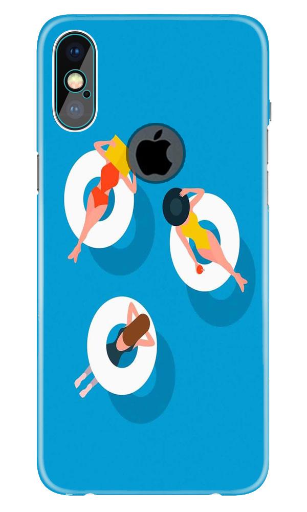 Girlish Mobile Back Case for iPhone X logo cut (Design - 306)