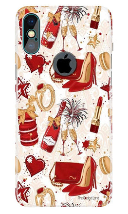 Girlish Mobile Back Case for iPhone X logo cut (Design - 312)