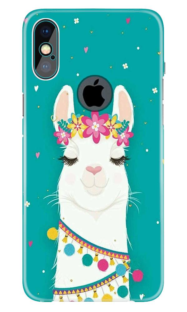 Camel Mobile Back Case for iPhone X logo cut (Design - 331)