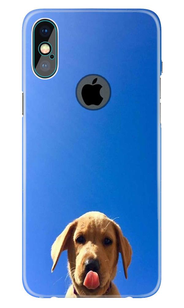 Dog Mobile Back Case for iPhone X logo cut (Design - 332)
