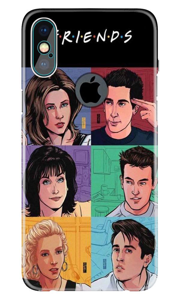 Friends Mobile Back Case for iPhone X logo cut (Design - 357)