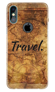 Travel Mobile Back Case for iPhone X logo cut (Design - 375)