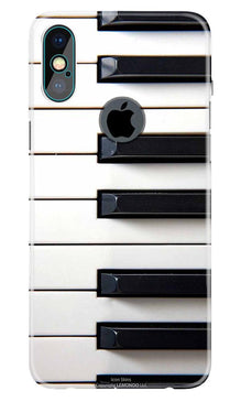 Piano Mobile Back Case for iPhone X logo cut (Design - 387)