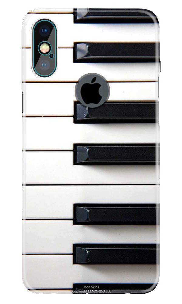 Piano Mobile Back Case for iPhone X logo cut (Design - 387)