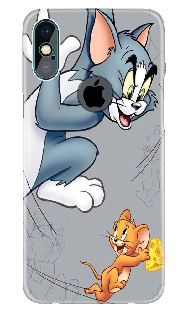 Tom n Jerry Mobile Back Case for iPhone X logo cut (Design - 399)