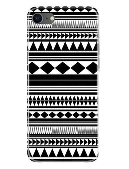 Black white Pattern Case for iPhone Se 2020