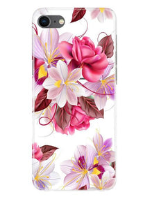 Beautiful flowers Mobile Back Case for iPhone Se 2020 (Design - 23)