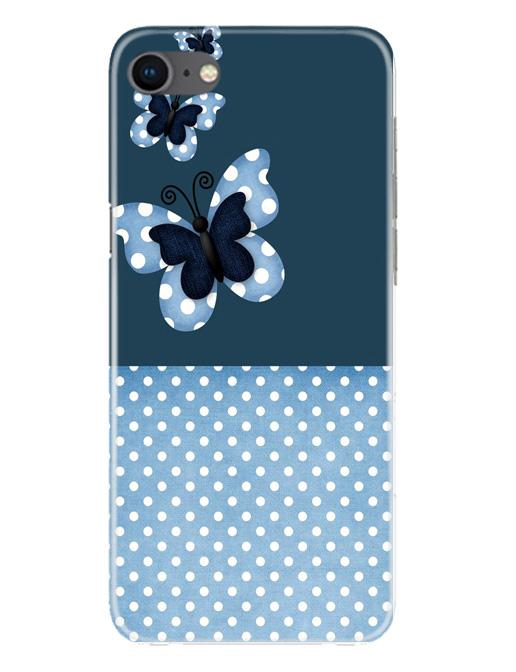 White dots Butterfly Case for iPhone Se 2020