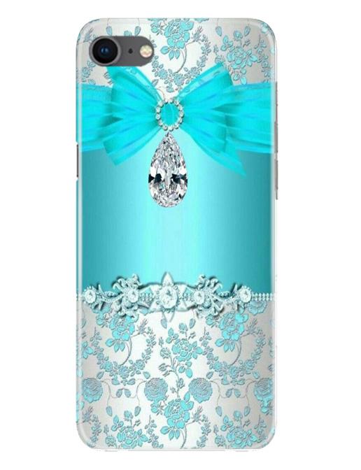Shinny Blue Background Case for iPhone Se 2020