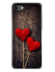 Red Hearts Mobile Back Case for iPhone Se 2020 (Design - 80)