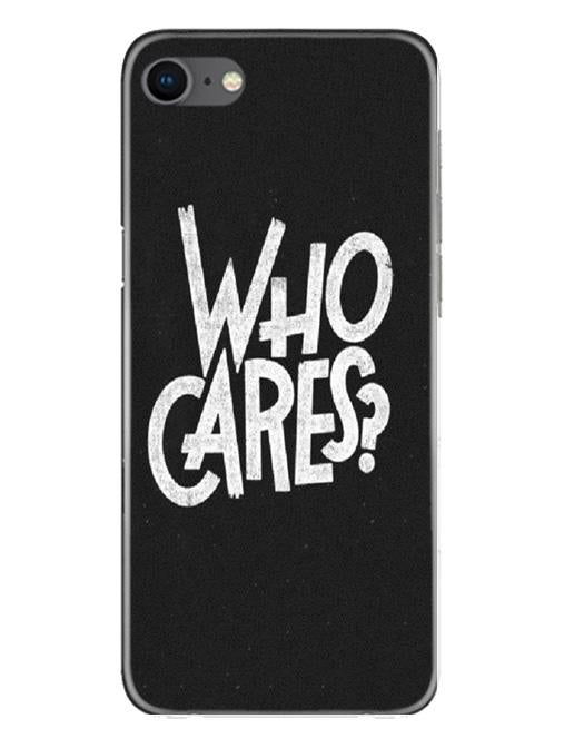 Who Cares Case for iPhone Se 2020