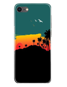 Sky Trees Mobile Back Case for iPhone Se 2020 (Design - 191)