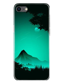 Moon Mountain Mobile Back Case for iPhone Se 2020 (Design - 204)