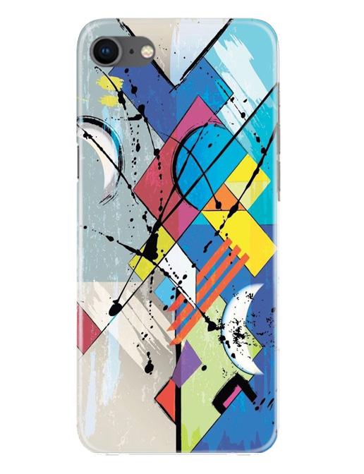 Modern Art Case for iPhone Se 2020 (Design No. 235)