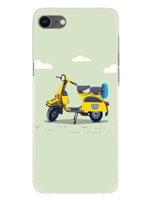 Vintage Scooter Case for iPhone Se 2020 (Design No. 260)