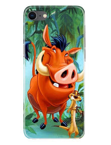 Timon and Pumbaa Mobile Back Case for iPhone Se 2020 (Design - 305)