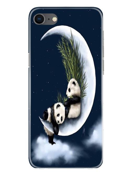 Panda Moon Mobile Back Case for iPhone Se 2020 (Design - 318)