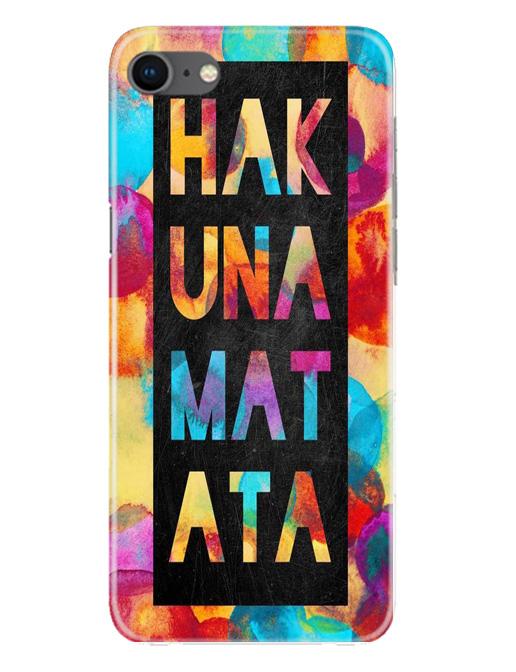 Hakuna Matata Mobile Back Case for iPhone Se 2020 (Design - 323)