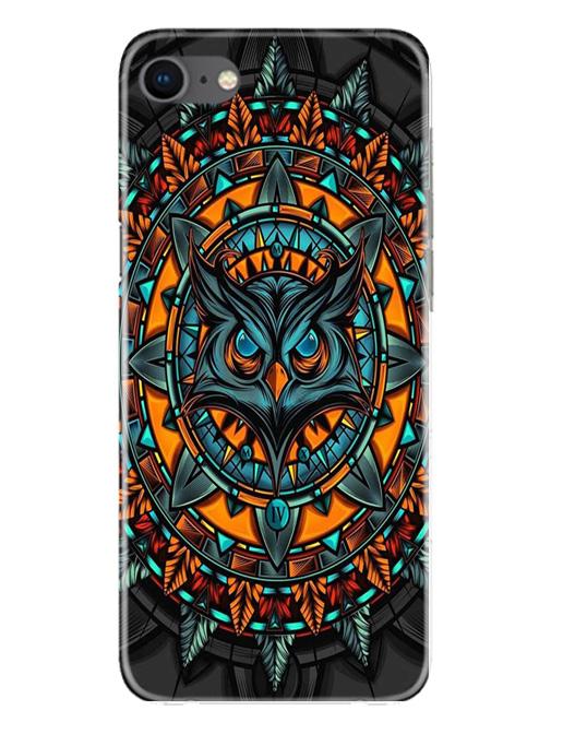 Owl Mobile Back Case for iPhone Se 2020 (Design - 360)