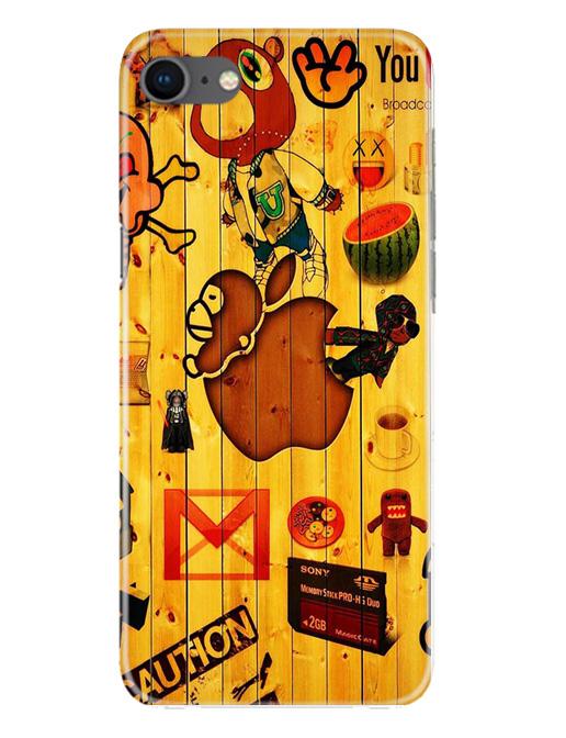 Wooden Texture Mobile Back Case for iPhone Se 2020 (Design - 367)