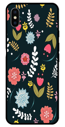 Floral Pattern2 Metal Mobile Case for iPhone X Metal Case