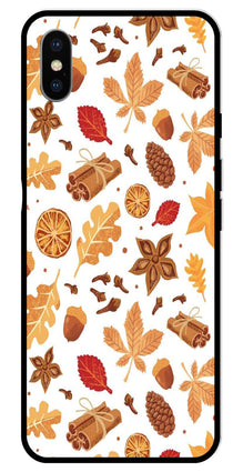 Autumn Leaf Metal Mobile Case for iPhone X Metal Case