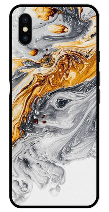 Marble Pattern Metal Mobile Case for iPhone X Metal Case