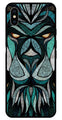 Lion Pattern Metal Mobile Case for iPhone X Metal Case  (Design No -40)