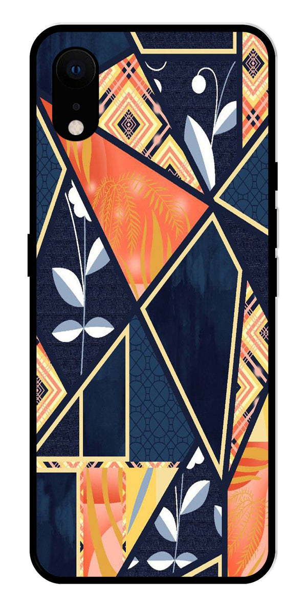 Marble Design Metal Mobile Case for iPhone XR Metal Case  (Design No -07)