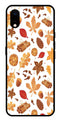 Autumn Leaf Metal Mobile Case for iPhone XR Metal Case  (Design No -19)