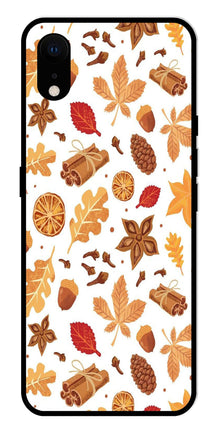 Autumn Leaf Metal Mobile Case for iPhone XR Metal Case