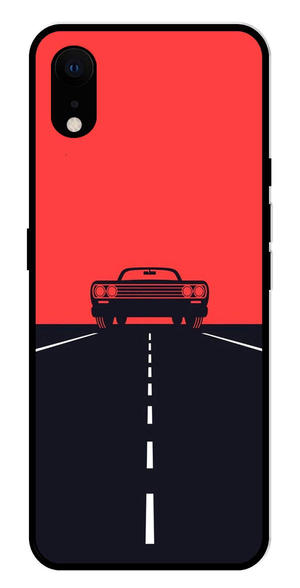 Car Lover Metal Mobile Case for iPhone XR Metal Case  (Design No -21)