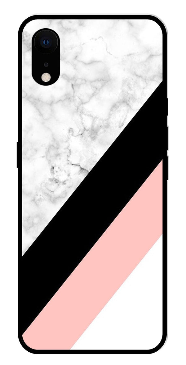 Marble Design Metal Mobile Case for iPhone XR Metal Case  (Design No -24)