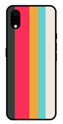 Muted Rainbow Metal Mobile Case for iPhone XR Metal Case