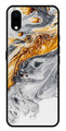 Marble Pattern Metal Mobile Case for iPhone XR Metal Case  (Design No -36)